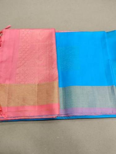SOFT SILK SAREE WITH BLOUSE